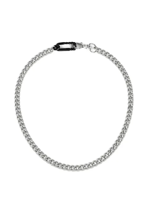 YOJ two-tone link necklace Silver 19NKS002TT