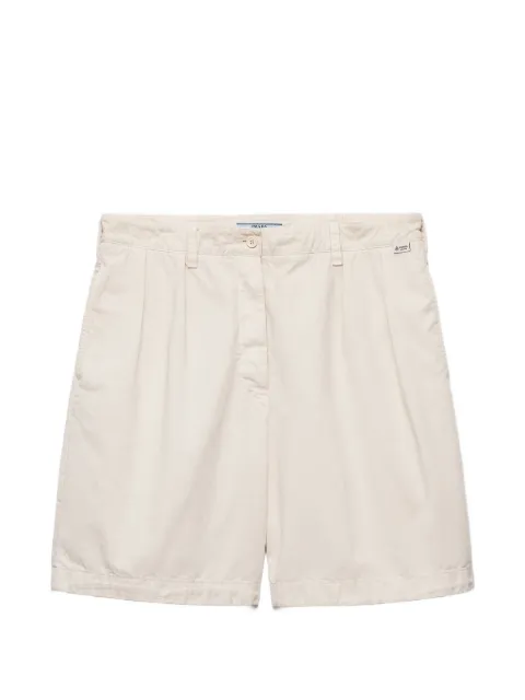 Prada old gabardine bermudas Neutrals P262KCSOOO192A