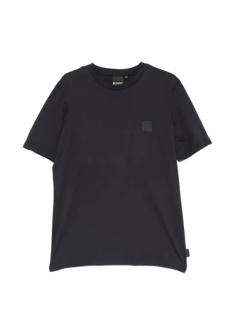 OUTHERE logo-patch T-shirt Blue 4651M303B208