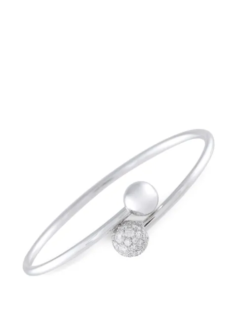 Tiffany & Co. HardWear diamond 18K white gold bangle bracelet Silver TI04040626