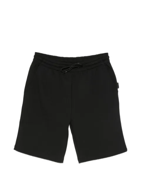 OUTHERE logo-patch drawstring shorts Black 4648M212B209