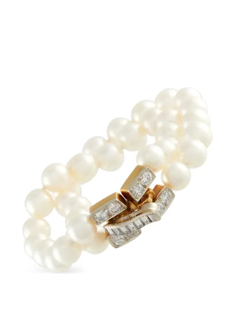 LB Exclusive pearl diamond 18K yellow gold bracelet Yellow MF05022326