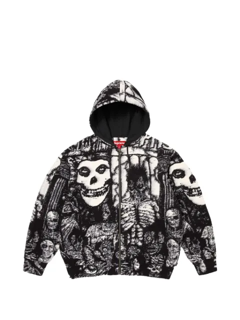 Supreme Misfits zip-up hoodie Black SU27403