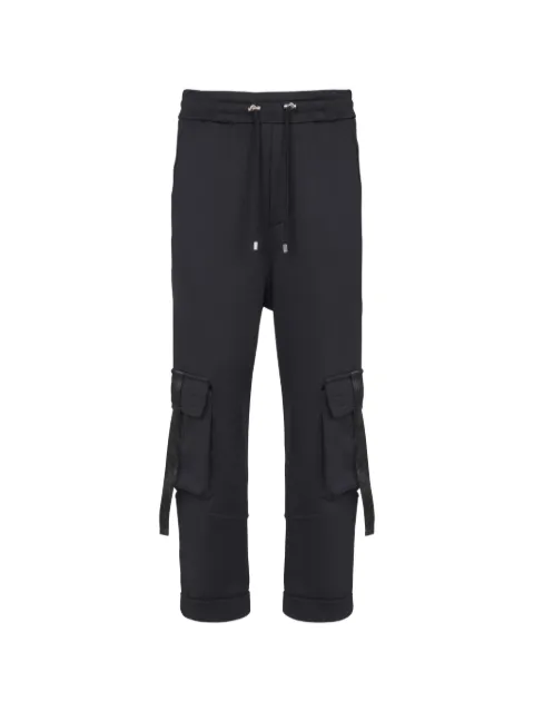 Balmain silver Balmain Vintage cargo sweatpants Black DH1OB190GD84