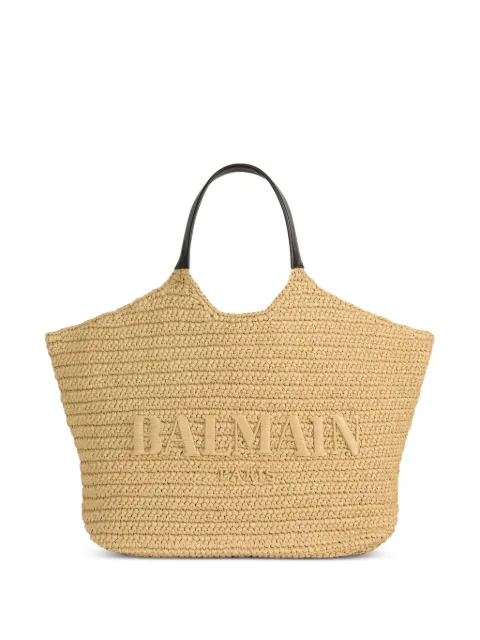 Balmain Balmain crochet tote bag Neutrals HN1FB078TRCH