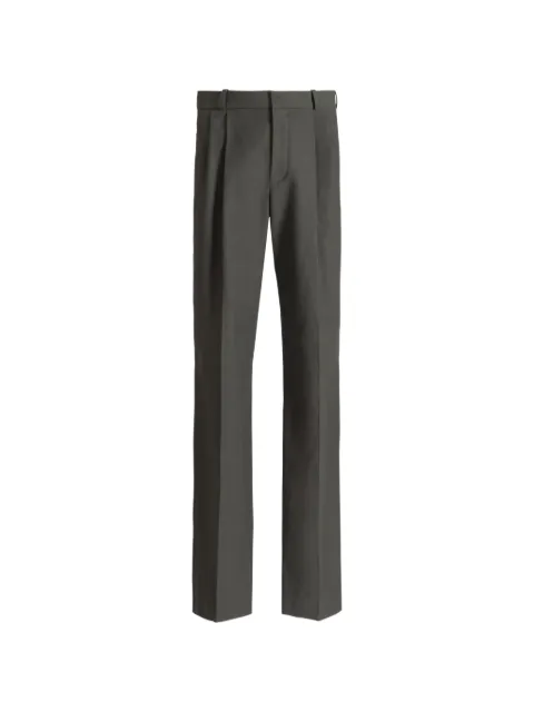 Balmain cotton twill trousers Green HH1PO130CG55