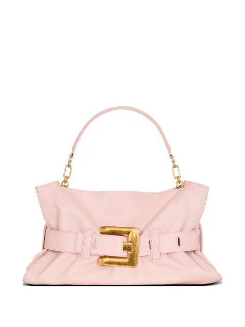 Balmain medium Anthem bag in smooth leather Pink HN1KK990LSAX
