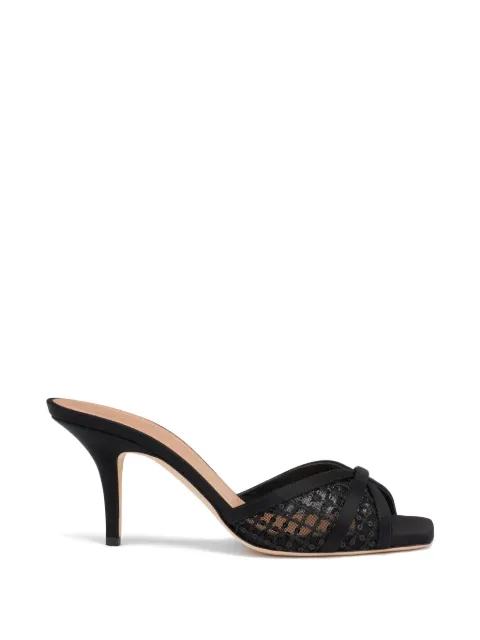 Malone Souliers Perla sequin-embellished sandals Black PERLA70135