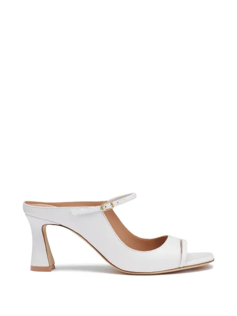 Malone Souliers Rania buckle-fastening mules White RANIA702