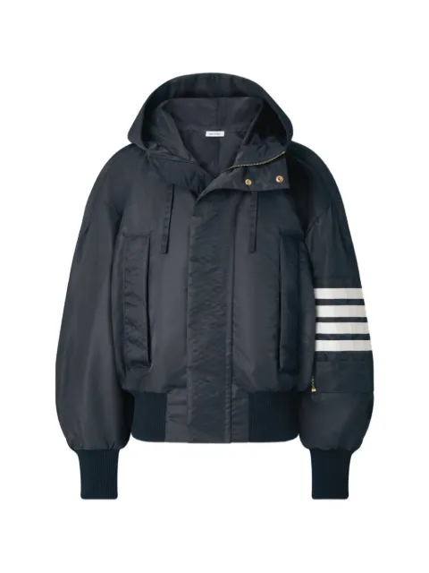 Thom Browne 4-Bar hooded jacket Blue MJO261AF1275