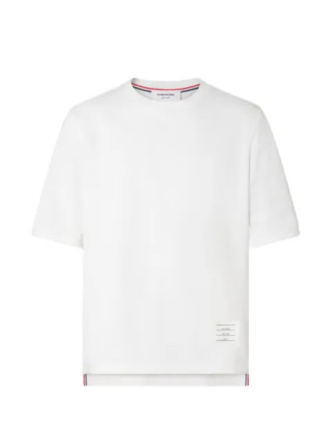 Thom Browne 4-Bar jersey T-shirt White MJT581AJ0276