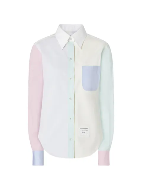 Thom Browne Funmix poplin shirt Neutrals FLL203FF1004