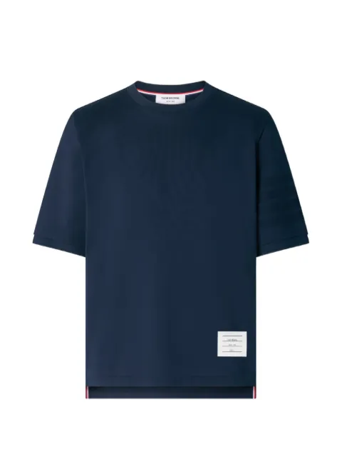 Thom Browne 4-Bar Ottoman T-shirt Blue MJT581AJ0276