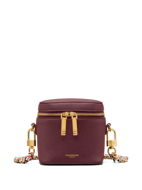 Thom Browne grained-leather pouch Red FAP547AL0105