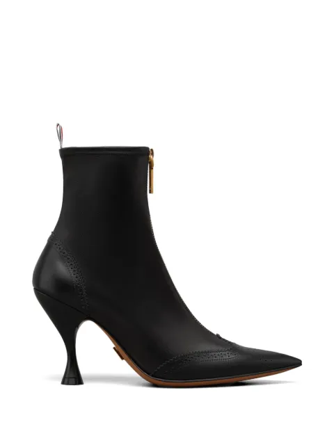 Thom Browne Wingtip leather ankle boots Black FFB264AL0184