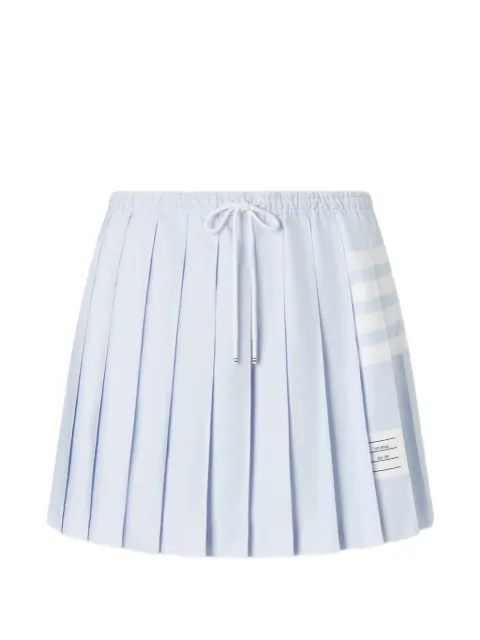 Thom Browne drawstring pleated mini skirt Blue FGCA42AF1211
