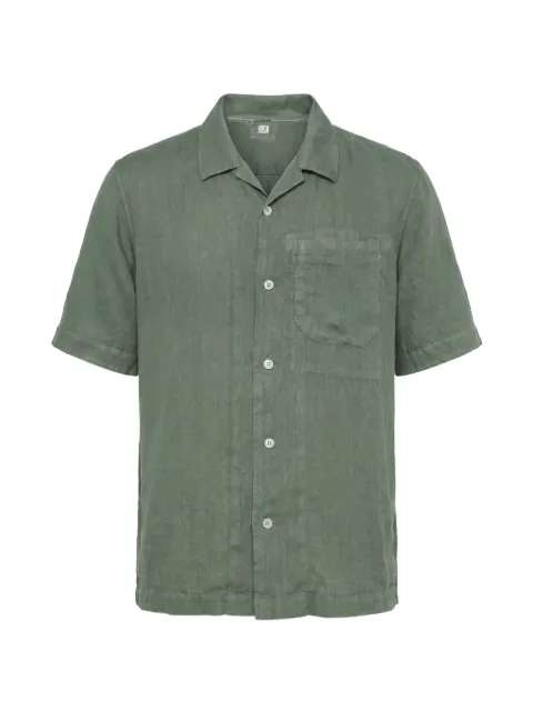 C.P. Company short-sleeve chest-pocket shirt Green 20CMSH258A110533G668
