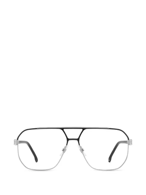 Carrera double-bridge pilot-frame glasses Silver CARRERA1135