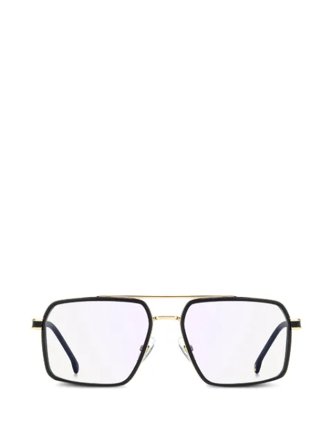 Carrera 1146 double-bridge geometric-frame glasses Black CARRERA1146