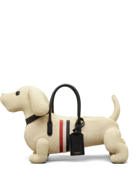 Thom Browne Hector stripe-detail tote bag Neutrals MAG487AF1224