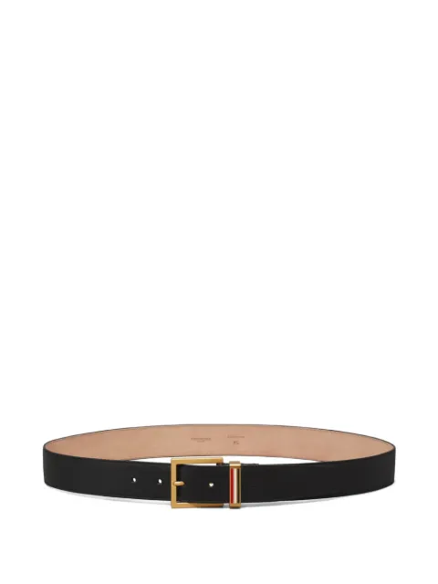 Thom Browne pebble-grain metal-loop belt Black MCX071AL0105