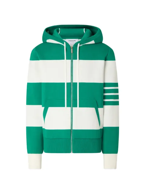 Thom Browne Hector 4-Bar hoodie Green MKT025AY3004