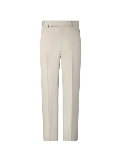 Thom Browne tapered chino trousers Neutrals MTU362UF1222260