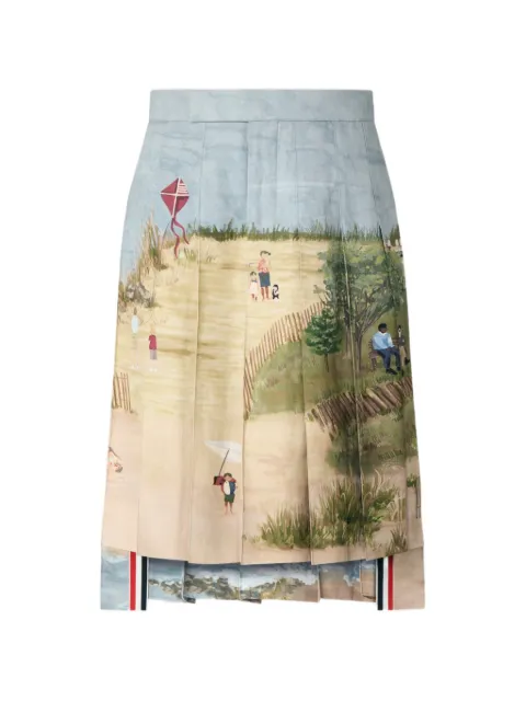 Thom Browne Nantucket pleated skirt Blue MGC019AF1258