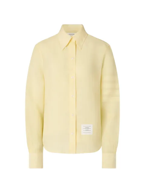 Thom Browne 4-Bar shirt Yellow FLL215WF1209