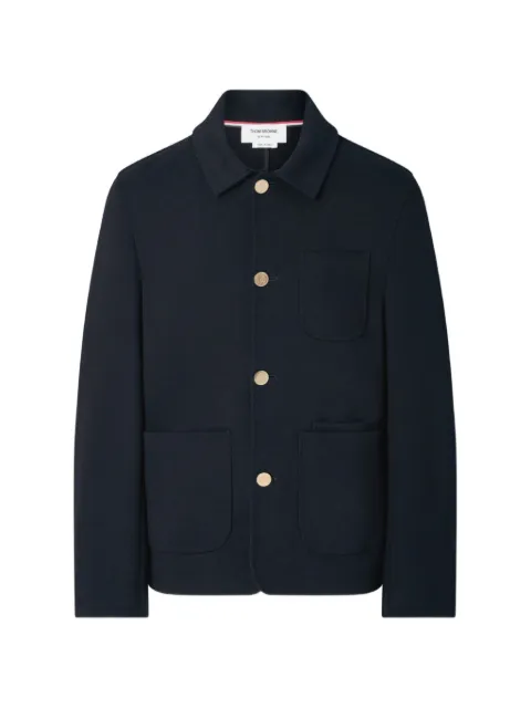 Thom Browne Compact Milano shirt jacket Blue MJT585AJ0321
