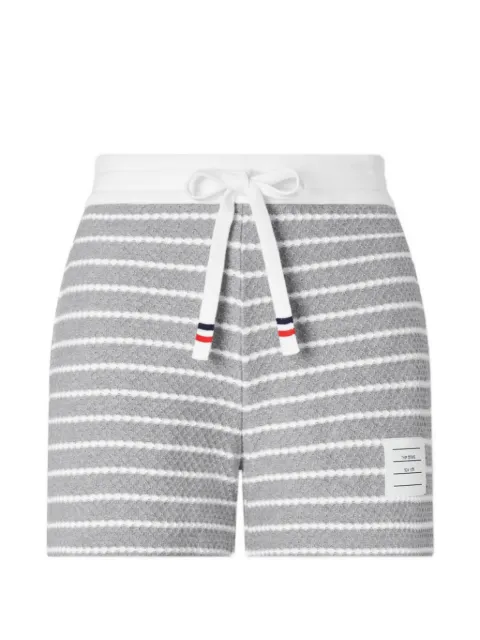 Thom Browne striped shorts Green FJQ133AJ0268