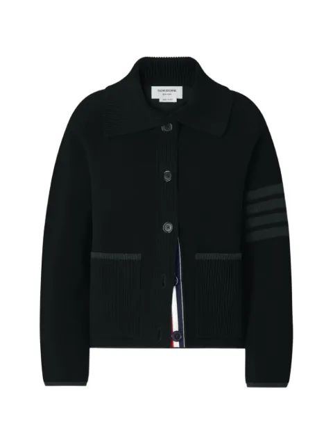 Thom Browne patch-pocket jacket Black FKJ124BY3019