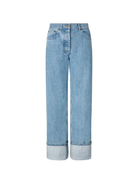 Thom Browne turn-up jeans Blue FTC509WF1215