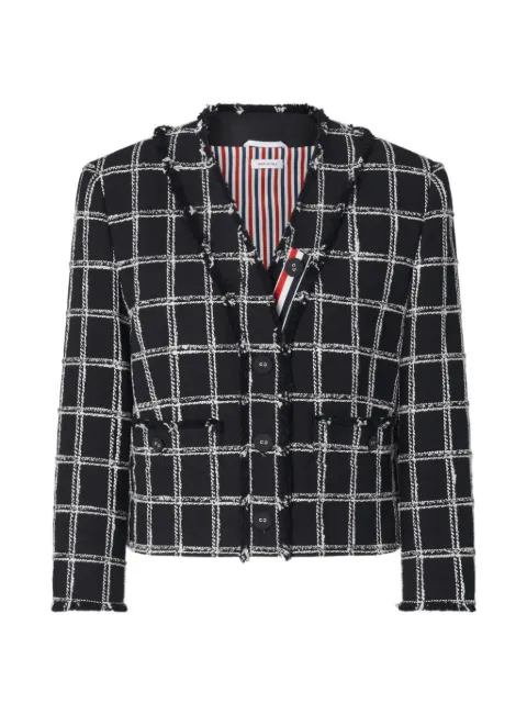 Thom Browne patterned blazer Black FBC968TF1279