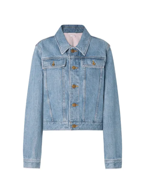 Thom Browne shrunken selvedge denim jacket Blue FBC948WF1215