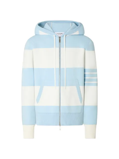 Thom Browne striped hoodie Blue MKT025AY3004