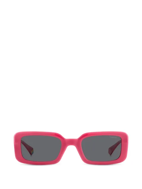 Polaroid rectangle-frame sunglasses Pink PLD6208SX