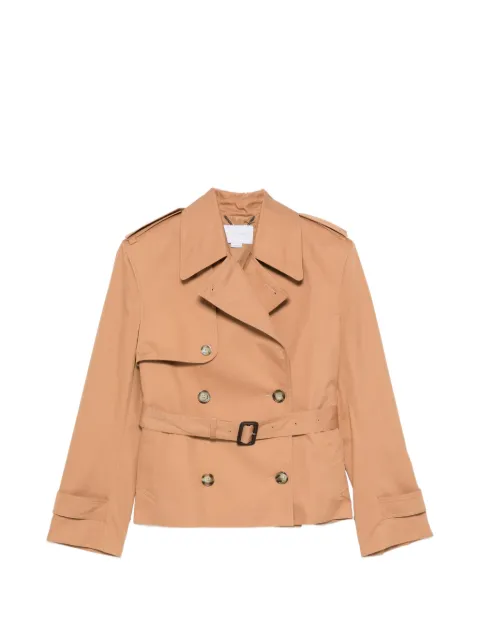 Stella McCartney belted double-breasted jacket Neutrals 6700573CU403