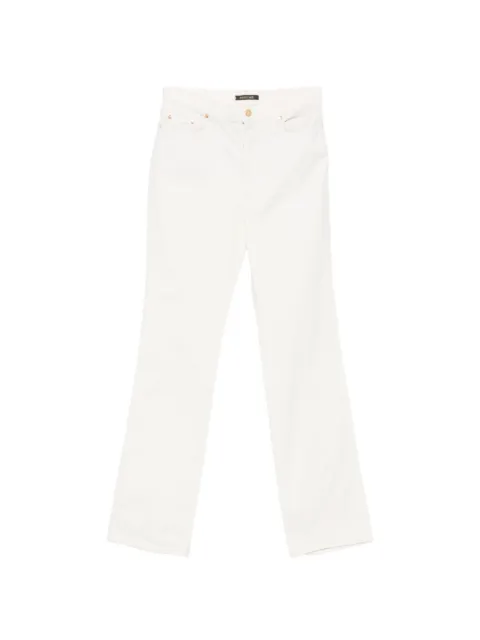 Roberto Cavalli Vintage 2000s logo-plaque jeans White RC290BBN