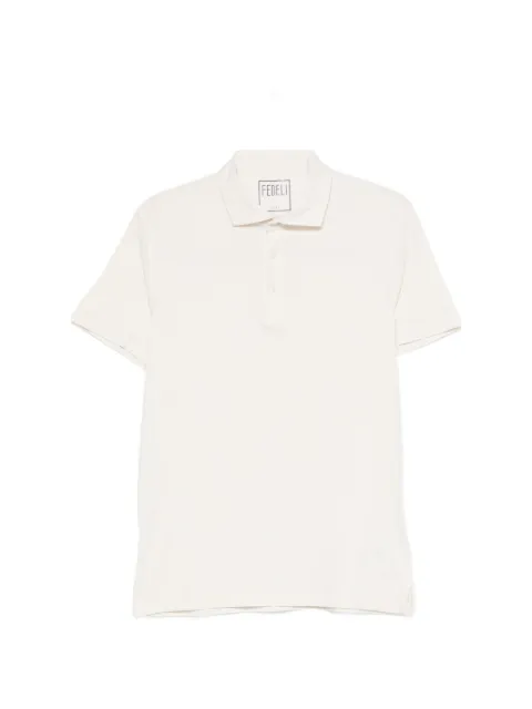 Fedeli short-sleeve polo shirt Neutrals TUD00120