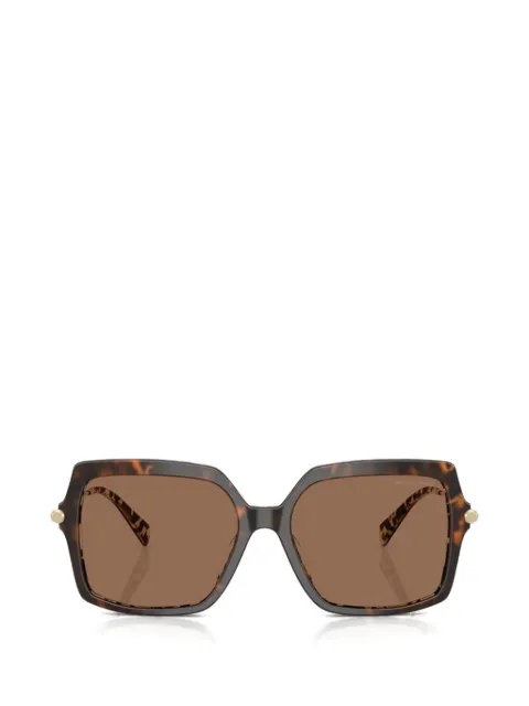 Michael Kors Quogue tortoiseshell-effect square-frame sunglasses Brown MK2247U395173