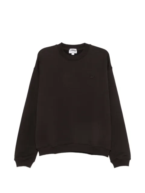 Lacoste logo-patch sweatshirt Brown SH7745