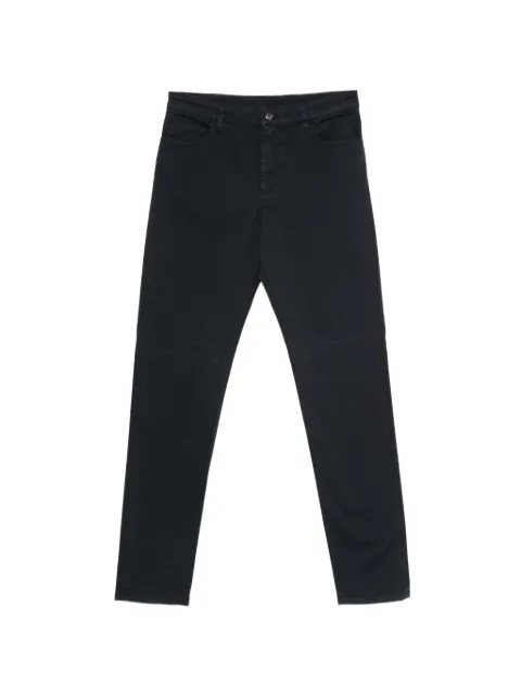 Canali logo-patch jeans Blue PD0163791051A