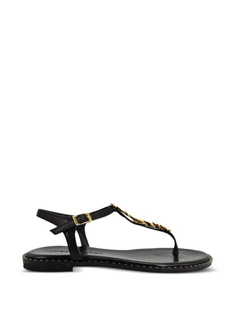 Madison Maison leaf-embellished sandals Black K871