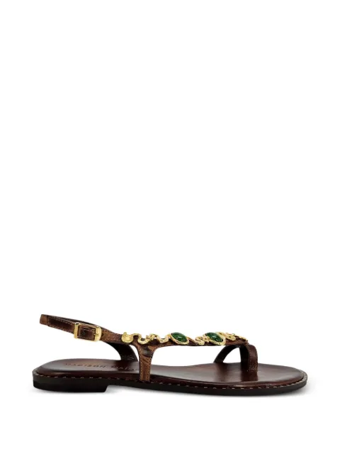 Madison Maison embellished sandals Brown K817