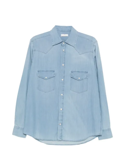 PANICALE western-style flap-pocket shirt Blue U380040CAM