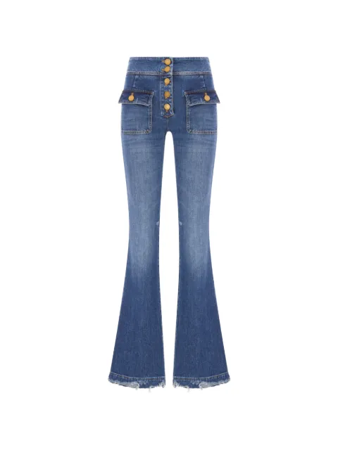 Seafarer button-front flared jeans Blue SWP0016TDS0009222
