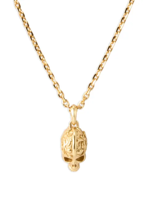 Emanuele Bicocchi Skull necklace Gold KLN9G