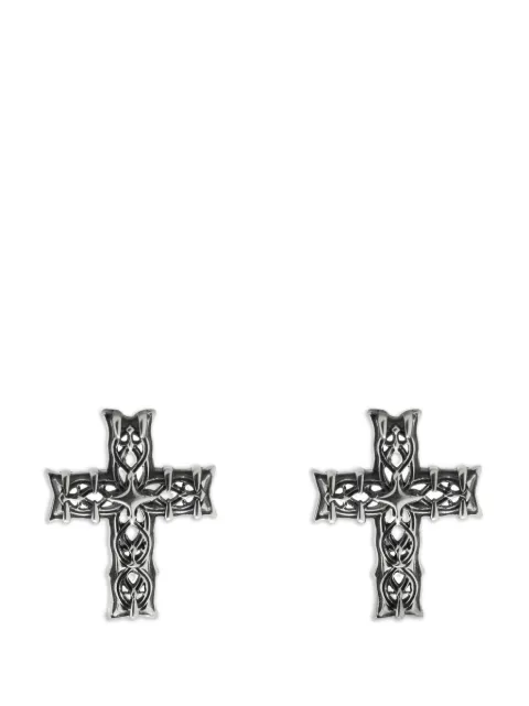 Emanuele Bicocchi Notre-Dame cross cufflinks Silver NNCU1