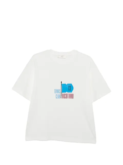 3DICI Tennis Club graphic-print T-shirt White MAU3DICI0TENNISCLUB